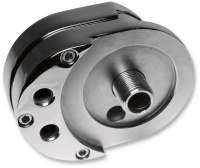 (image for) Offset Oil Filter Mount, Chrome