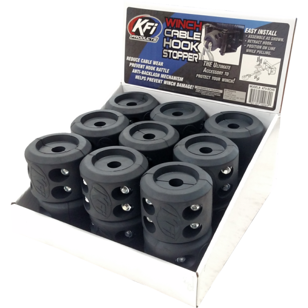 (image for) KFI PRODUCTS Winch Cable Hook Stopper Display - 18 pk.