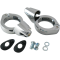 (image for) Shrouded Turn Signal Fork Clamps 49mm Chrome