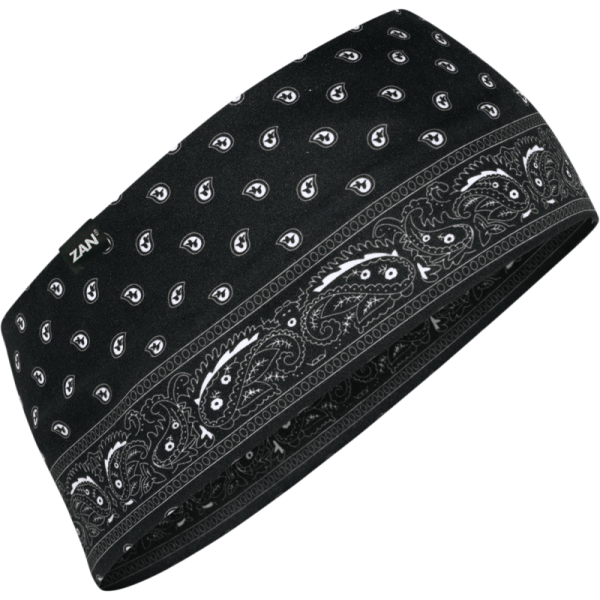 (image for) Zan Headgear SportFlex Headband - Black paisley