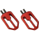 (image for) Pro Performance Moto Billet Driver Footpegs, Red
