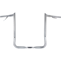 (image for) 1 1/4" Pre-Wired Monkey Bagger Handlebars - Chrome 14"