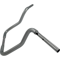 (image for) 13" EZ Install Reduced Reach Round Top Handlebar, Chrome