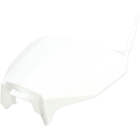 (image for) UFO Front Number Plate - White