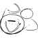 (image for) Magnum XR Handlebar Kit, Black w/ Chrome Fittings 15"-17"