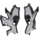 (image for) Acerbis X-Grip Frame Guard - Yamaha Tenere 700 21-25 - Black/silver