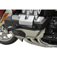 (image for) Aero Flip-Out Highway Pegs and Mount System, Black and Silver