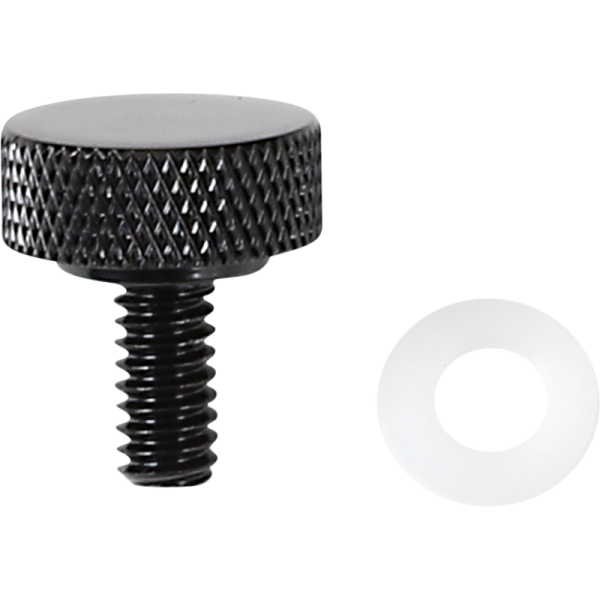 (image for) Drag Specialties Seat Knob Kit Smooth Black