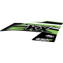 (image for) Factory Effex OEM Shroud and Tank/Shroud Graphics, Style 15 for KX450F 12-15