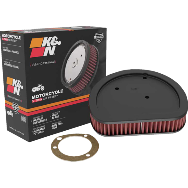 (image for) K & N High-Flow Air Filter for Big Twin