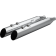 (image for) 4" HP Plus® Slip On Mufflers - Slash up, chrome