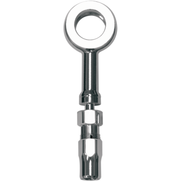 (image for) MAGNUM 7/16" 180° Chrome Banjo w/ Stainless Fittings