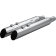(image for) 4" HP Plus® Slip On Mufflers - Slash up, chrome