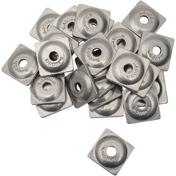 (image for) WOODYS Square Digger Support Plate, Natural (6 Pk.)