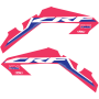 (image for) Factory Effex OEM Shroud and Tank/Shroud Graphics, Style 22 for CRF450R 21-24