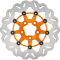 (image for) Full-floating Rear Rotor, Orange Center