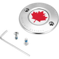 (image for) Timing Cover Mirror polished w/ red maple leaf