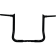 (image for) 14" EZ Install Pointed Top Handlebar, Gloss Black