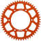 (image for) Supersprox Aluminum Rear Sprocket - 52T Orange
