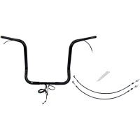 (image for) EZ Install Gloss Black 16" Pointed Top Handlebar Kit