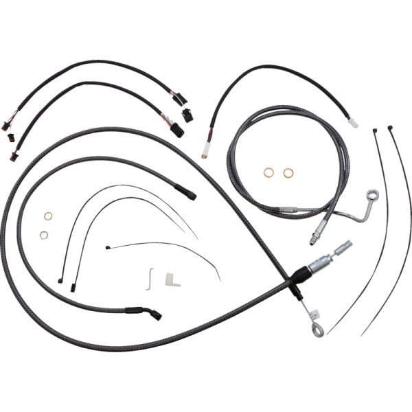 (image for) MAGNUM KarbonFibr Handlebar Installation Kit (12"-14" Apes)