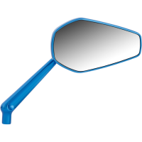 (image for) Mini Stocker Mirror, Blue Anodized, Left