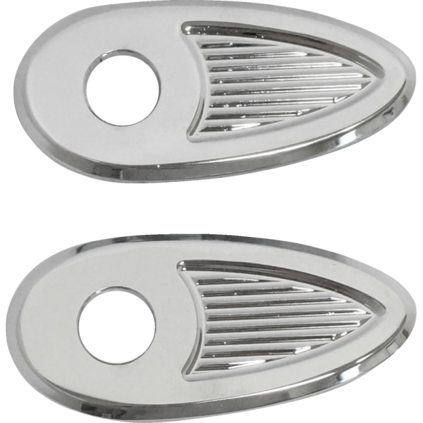 (image for) Kodlin Turn Signal Adaptor/Cover Plates Chrome