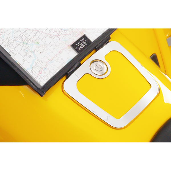 Show Chrome Fuel Door Accent Trim for Honda GL1800 Gold Wing 01-10