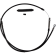 (image for) Classic Black Vinyl Clutch Cable