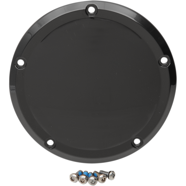 (image for) Drag Specialties Domed Derby Cover, Gloss Black
