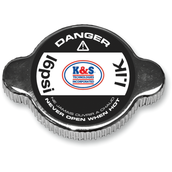 (image for) K&S TECHNOLOGIES Standard-Pressure Radiator Cap, Chrome