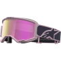 (image for) Alpinestars Vision 5 Goggles - Rora Graystone/Old Pink (Mirror Pink Lens)