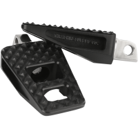 (image for) P-54 Extra Grip Male-Mount Footpegs, Black Anodized
