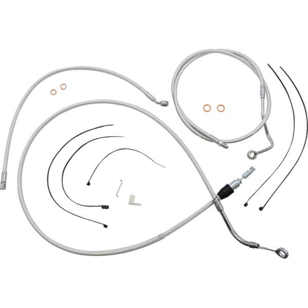 (image for) MAGNUM Sterling Chromite Handlebar Installation Kit (10" Apes)