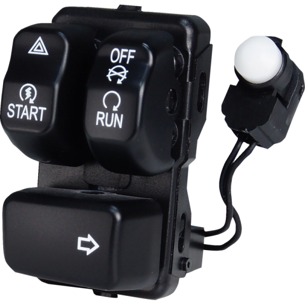 (image for) Drag Specialties Right-Hand Control Module Switches (Black)
