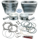 (image for) 3.875" Cylinder/Piston Kit - Silver Powdercoat