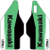 (image for) Factory Effex Lower Fork Guard Graphics - Kawasaki KX85/100/112 14-25