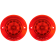 (image for) ProBeam LED Turn Signal Inserts With Lenses, Flat Red 1156
