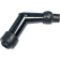 (image for) K&S Resistor Cover - 10/12 mm, terminal stud, black plastic