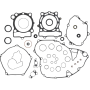 (image for) Moose Offroad Complete Gasket Kit w/ Oil Seals for Kawasaki KX250/X 21-24