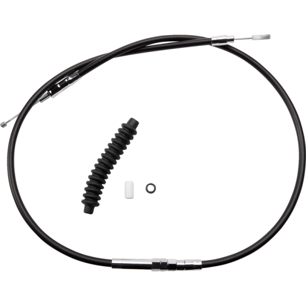 (image for) Drag Specialties High Efficiency Black Vinyl Clutch Cable (Custom Length)