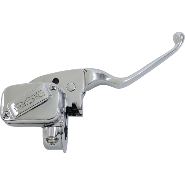 (image for) Drag Specialties Chrome 1/2" Bore Single Disc Master Cylinder 0610-2196