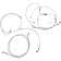 (image for) Sterling Chromite Big Twin Complete Kit w/o Wiring Extensions - 10 in. End Rise