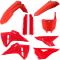 (image for) Acerbis Replacement Plastic Full Kit - Red