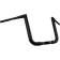 (image for) 1 1/2" Buck 50 Handlebar - Gloss Black, 11 1/2" End Rise