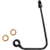 (image for) Magnum ABS Upper Brake Line Adapter - Black, 4 3/4" L