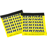 (image for) Renthal Clean Grip Covers - Yellow/White/Black