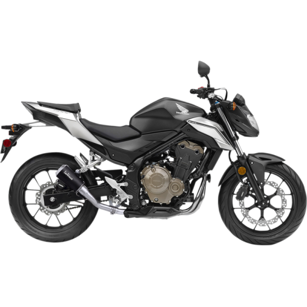 (image for) LEOVINCE LV-10 Black stainless steel Slip-On for HONDA CB500X 17-18