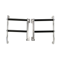 (image for) AXP Racing Radiator Brace - Black spacers