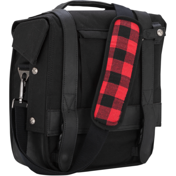 (image for) Burly Brand Quick-Release Saddlebag, Black Cordura Nylon